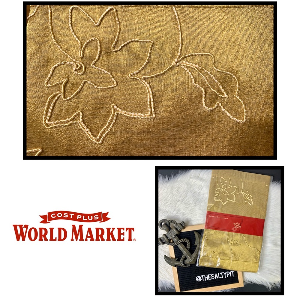 NWT World Market Organza Table Runner